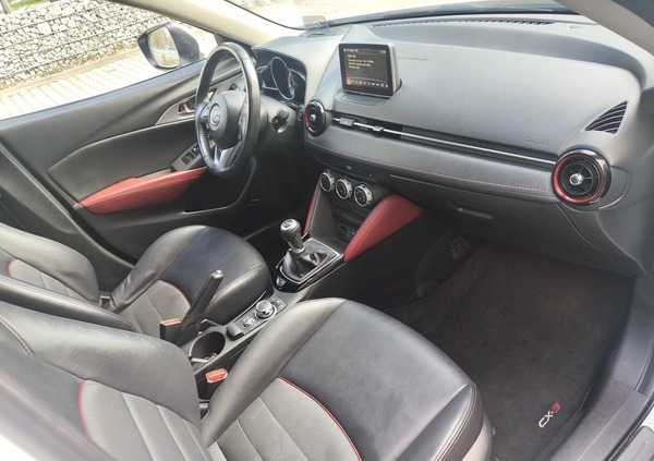 Mazda CX-3 cena 66900 przebieg: 169000, rok produkcji 2016 z Gołańcz małe 742